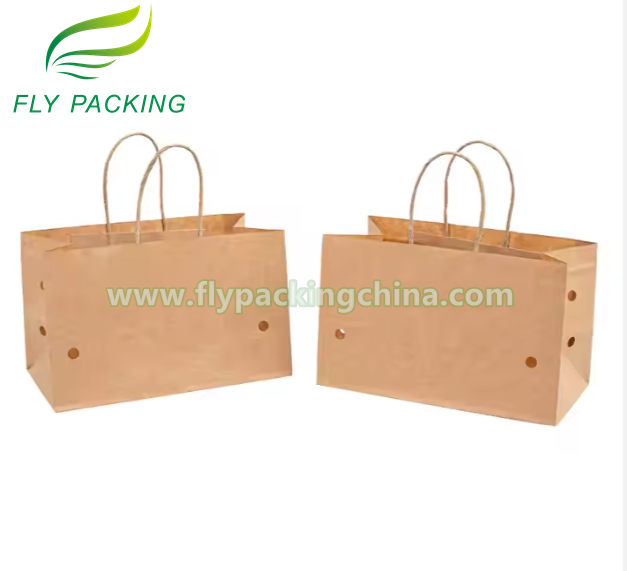 Vegetables paper bags With Handle