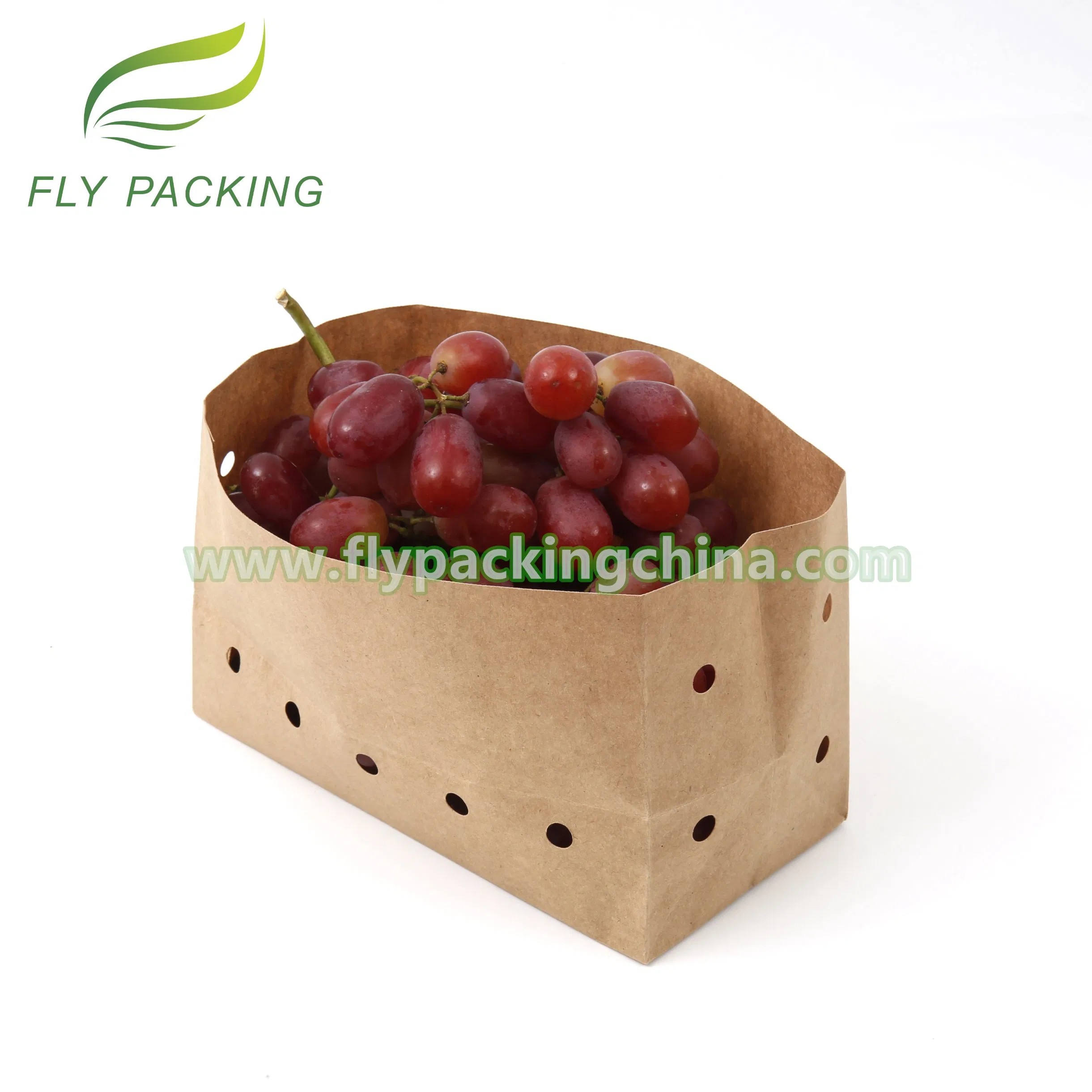 Disposable Fruit Packaging Paper Sheet Grape Packaging PE Coated Paper Bag