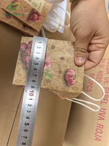 Grape Paper Bag | Eco-Friendly Kraft Carrier Bags for Fresh Fruit