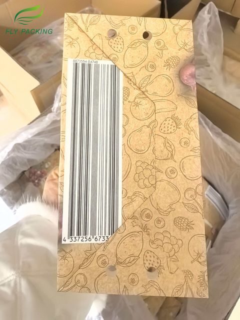 Grape Paper Bag | Eco-Friendly Kraft Carrier Bags for Fresh Fruit